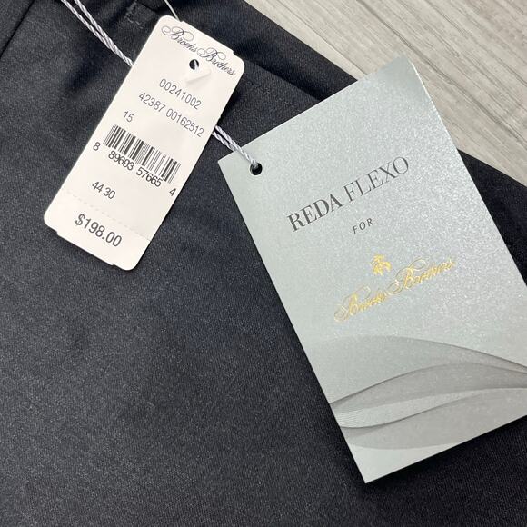 Brooks Brothers BrooksFlex Regent Fit Wool Work Dress Un-hemmed Pants 44x30 - Picture 4 of 15